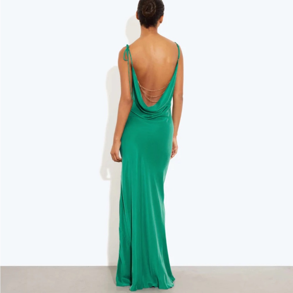 Rat & Boa Emerald Green Dress - Picture 3 of 5